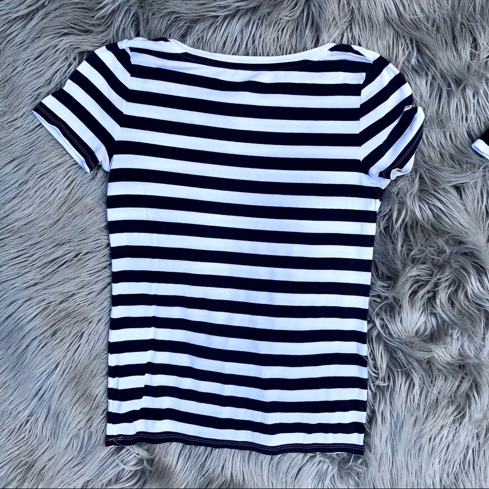 Merona + Shein Emo Stripe T-Shirt Trio, Size M - Picture 7 of 11